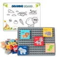 thumbnail image 3 of Drawing Board Puzzle Set DIY Fun Focus Training Doodle Board Educational Toy, 3 of 10
