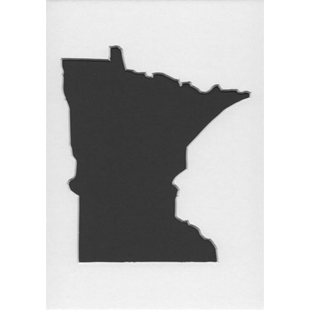 Pack of 3 Minnesota State Stencils Made from 4 Ply Mat Board 11x14
