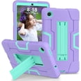 thumbnail image 1 of REQO Lenovo Tab M8 4e Génération Étui 2023, Compatible Enfants Lenovo M8 Tablette 4e Étui avec Support, Étui de Protection Robuste pour Lenovo Tab M8 4e Génération 8.0 Pouces (TB300FU/TB300FX) - Violet, 1 of 7