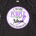 thumbnail image 4 of Inktastic I Wear Purple for My Mom Lupus Awareness Boys or Girls Baby Bodysuit, 4 of 5