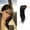 Black, variant on Hair Topper with Bangs for Women, 3D 360° Coverage Clip In Hair Piece, Natural Looking Fluffy Synthetic Topper for Thinning Hair and Daily Volume Enhancement(Brown,One Size)