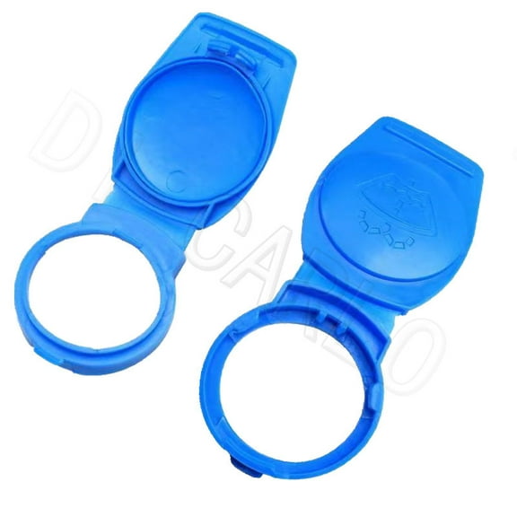 MRLESS 2pcs Blue Windshield Wiper Fluid Reservoir Cap Compatible For Audi Volkswagen Car Window Cleaning Durable Easy To Install