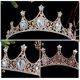 thumbnail image 3 of Tiara de boda para mujer, corona de diamantes de imitación, corona de novia para boda, tocado para cumpleaños, 3 of 6