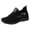 Black, variant on GiLiling Men's Walking Sneakers Breathable Mesh Lace Up Non Slip Lightweight Casual Athletic Shoes for Daily Outdoor Workout