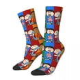 thumbnail image 2 of Calcetines deportivos divertidos con dibujos animados de Snoopy y Peanuts, calcetines deportivos cómodos de tubo medio de Charlie Brown, suaves para mujeres y hombres, idea de regalo de cumpleaños, 2 of 5