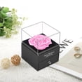 thumbnail image 7 of 1Pc Preserved Flower Gift Box Everlasting Flower Gift Box Rose Preservation Flower Box Valentine'S Day Mother'S Day Handmade Rose Box Jewelry Box, 7 of 7