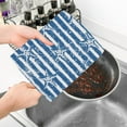 thumbnail image 4 of Eveokoki 2 Pcs Beach Kitchen Towels Underwater Starfish Dish Towel Set Ocean Animal Themed Hand Towels Soft Dish Towels for Kitchen Decorative Absorbent Tea Towels for Bathroom, 4 of 5