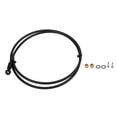 thumbnail image 1 of MEROCA Kit de manguera de freno de disco hidráulico para bicicleta de montaña de 1 m con oliva e inserciones de conector para accesorios de bicicleta XTR negro, 1 of 10
