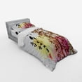 thumbnail image 3 of Ambesonne Asian Themed Bedding Set 4 Pcs, Japanese Leaves Motif, Queen, Multicolor, 3 of 3