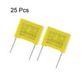 thumbnail image 2 of Uxcell 0.22uF 275VAC X2 MKP Polypropylene Film Safety Capacitors 25 Pack, 2 of 4