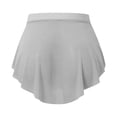 thumbnail image 5 of MIXUE Skirts For Women Summer Mesh Solid Color Soft Ballet Dance Mini Tennis Skirt Daily-Wear,Gray,S, 5 of 7
