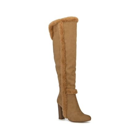 

New York And Company Womens Peyton Over the Knee W Nude 8M