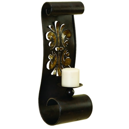 Artistically Designed Metal Candle Sconce