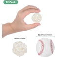 thumbnail image 2 of 12-Pack Wicker Rattan Balls 40mm/1.6 Inch Decorative Rattan Balls Orbs Vase Fillers Bowl Fillers for Christmas/Weddings/Thanksgiving/DIY Crafts/Home Decor [White], 2 of 6