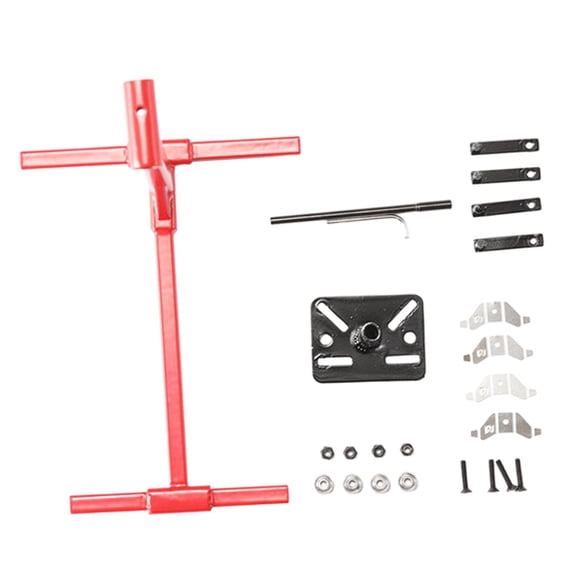 Soporte de reparación de mantenimiento de marco abatible de motor de acero inoxidable simulado giratorio universal para herramientas RC Sunnimix Soporte de reparación