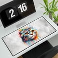 thumbnail image 3 of Watercolor Drip Scottish Fold Pop Art Colorful Portrait Artwork Desk Mat Full Keyboard Mouse Pad Cat Lover Kitten Owner Gifts Large Mousepad - 01009, 3 of 5