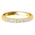 thumbnail image 2 of AoneJewelry Diamond Wedding Band 0.50 Carat In 10K Rose, White & Yellow Gold, 2 of 5