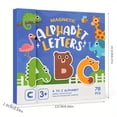 thumbnail image 4 of QJUHUNG Magnetic Alphabet Book - 26 Capital Letters  52 Small Letters  Cute Cartoon Animal Design  Alphabet Cognition  Matching Practice  Convenient Storage  Perfect Holiday Gift, 4 of 4