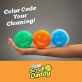 thumbnail image 2 of Scrub Daddy Sponge Set -Colors -Scratch-Free Sponges for Dishes and Home,Odor Resistant,Deep Cleaning, Dishwasher Safe,Multi-use,Functional,Ergonomic,Multicolor,3 Count (Pack of 1), 2 of 6
