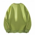 thumbnail image 3 of Atogsazn Men's Oversized Sweatshirt Casual Long Sleeve Pullover Sweatshirts Athletic Running Blouse Tops Outfit 02-Green S Fashion, 3 of 4