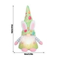 thumbnail image 4 of Riforla Easter Decoration Ornaments Rabbit Plush Doll Rudolph Doll 3PCS Multicolor_002, 4 of 8
