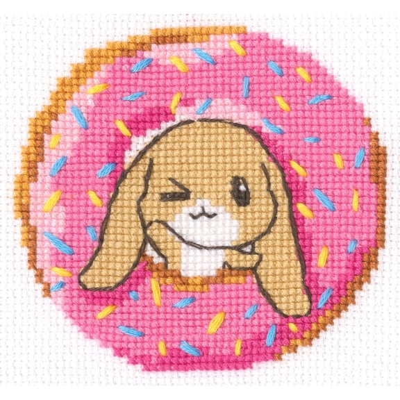 Hello, sweetie! H294 Counted Cross Stitch Kit