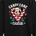 thumbnail image 3 of Disney - Minnie Candy Cane Cutie Christmas - Toddler & Youth Long Sleeve Graphic T-Shirt, 3 of 5