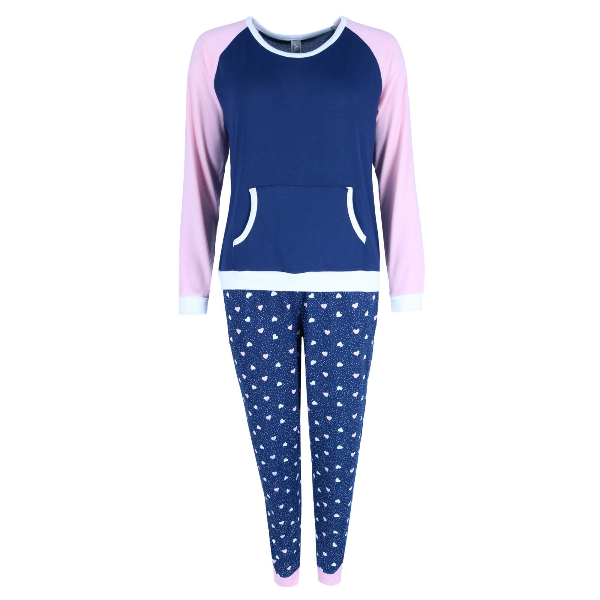 PJ Couture Heart Print PJ Jogger Set Women s