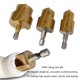 thumbnail image 4 of Broca De Elevación PPR, 3 Piezas De Brocas Para Abrir Orificios Para Tuberías De Resistencia Al Desgaste 15-19 Mm 18-24 Mm 24-31 Mm Para Perforación De Productos De Plástico, 4 of 7