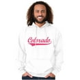 thumbnail image 5 of Colorado CO Classic Athletic Script Hoodie Sweatshirt Women Men Brisco Brands X, 5 of 6
