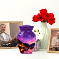 thumbnail image 6 of JAGASY Northern Lights Memorial Urn for Ashes Adult Male, Purple Small Urns for Human Ashes Keepsake, Lake Decorative Urns for Mother, Mountain Cremation Urn for Father, (3 Inch), 6 of 7