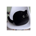 thumbnail image 3 of Almohada De Peluche De Gato Negro, Almohada De Sofá Con Dise, 3 of 3
