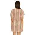 thumbnail image 2 of Becca by Rebecca Virtue Womens Solstice Crochet Tunic Cover-Up, 2 of 3