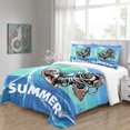 thumbnail image 4 of Dibujos animados Duvet Cover Skateboard Pattern Patrón de Hogares Acolchar Caja Caja Caja de múltiples Tamaño Conjunto de edredones para jóvenes adultos XL 3 piezas Eigraketly HA011559-20, 4 of 7