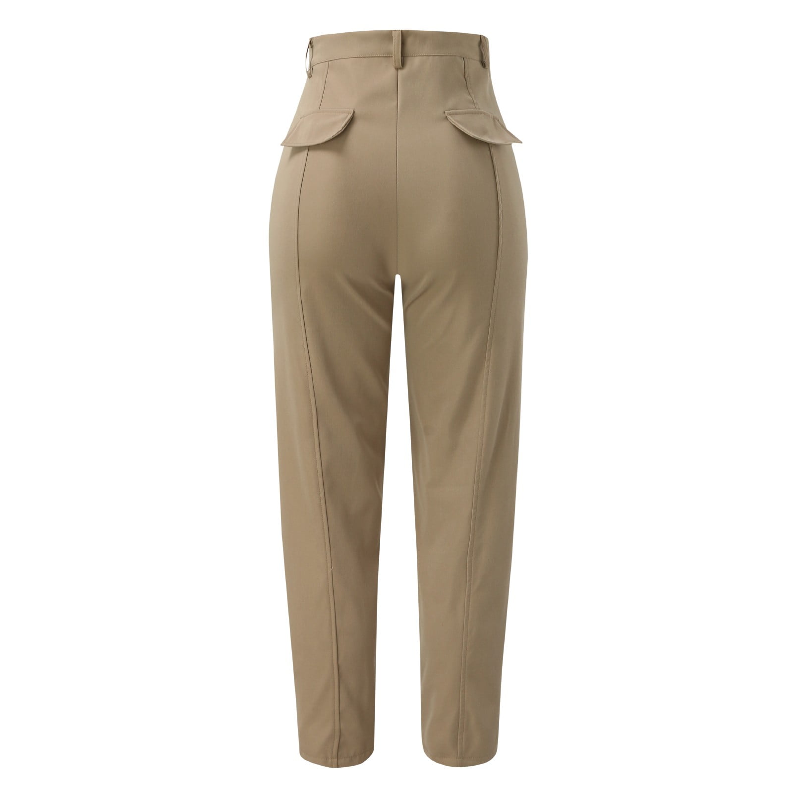Amazon Essentials Women's Mid-Rise Slim-Fit Cropped Tapered Leg Khaki Pant  - Shopping From USA