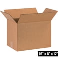 thumbnail image 2 of Box Partners Corrugated Boxes 16" x 8" x 12" Kraft 25/Bundle 16812, 2 of 4