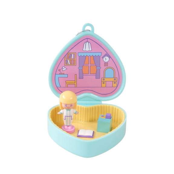 Polly Pocket Heart Compact Figural Christmas Tree Ornament