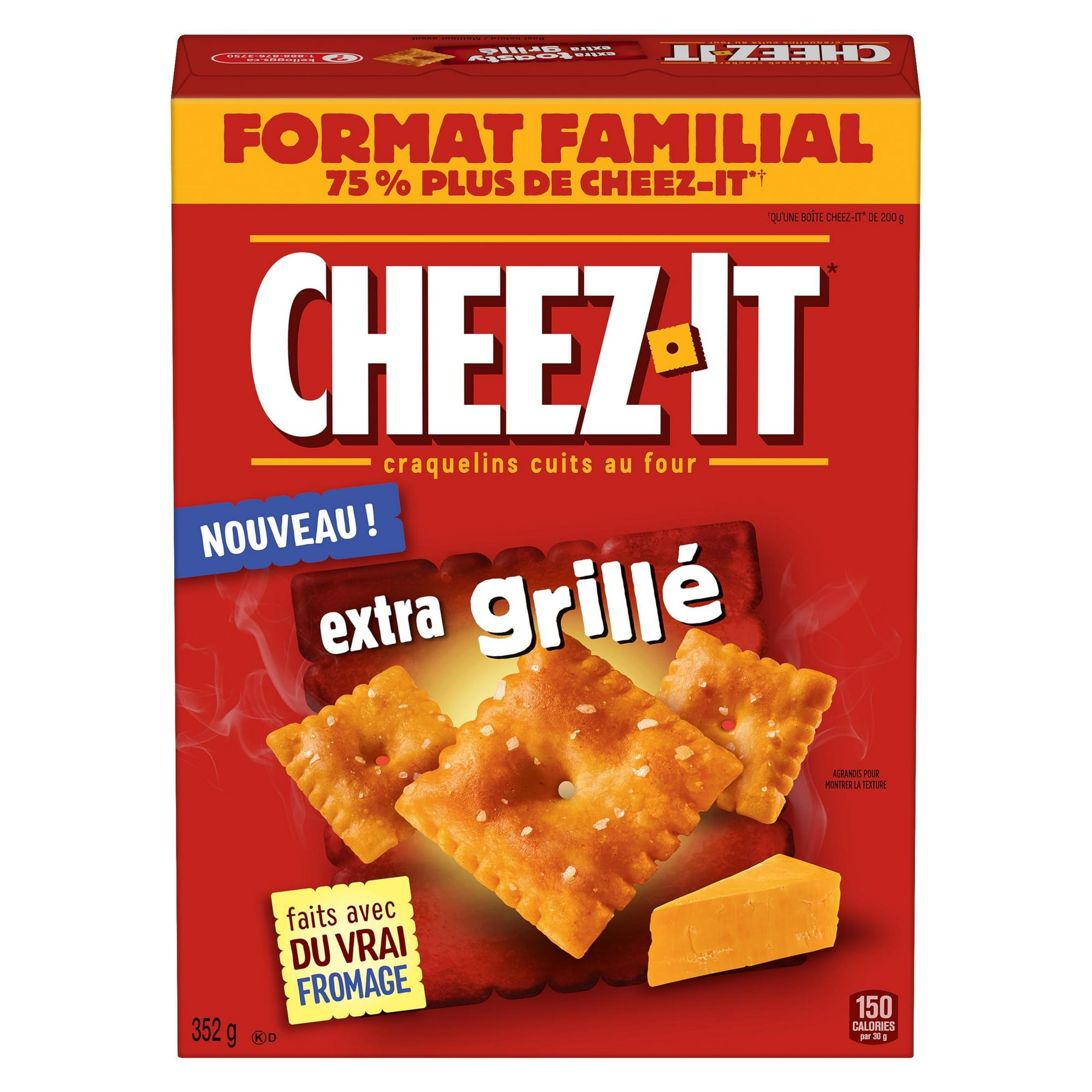 Craquelins Cheez-It* Extra Grillés 352 g