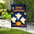 thumbnail image 6 of Garden Flags 12x18 Inch Halloween Garden Flag Fall Flags for Outside Vertical Double-Sided Ghost Pumpkin Spooky Lantern Outdoor Yard Banner Holiday House Decor for Porch Lawn Home Garden, 6 of 6