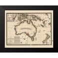 thumbnail image 2 of Brue 18x15 Black Modern Framed Museum Art Print Titled - Oceania Australia New Zealand New Guinea, 2 of 5