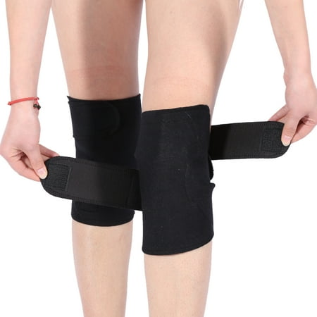 1Pair Magnetic Knee Support Tourmaline Electromagnetic Joint Heat Therapy