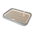 thumbnail image 2 of oshhni Training Pad Holder Portable Reusable Pet Dog Toilet for Puppy Dogs and Cats Gray, 2 of 9