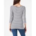 thumbnail image 5 of walmart Essentials Womens 3/4 Sleeve Boatneck T-Shirt, 5 of 5