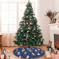 thumbnail image 7 of Sikiie Winter old man Playtime 30-48 inches {designName} Print Christmas Tree Skirt Snowman Xmas Tree Skirt with Edge Christmas Decorations for Holiday Party-48", 7 of 7