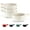 White, variant on Stackable Ceramic Bowls with Handles, 24 oz Set of 4, Oven, Microwave & Dishwasher Safe for Soups, Cereals, Casseroles