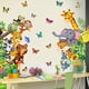 thumbnail image 1 of Adhesivo de pared con dibujos animados de animales del bosque para decoración de habitación infantil, 1 of 1
