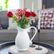 thumbnail image 3 of 1 UNID Cerámica Jarrón Jarrón Blanco Jarrón Decorativo Sala de mesa Jarrón Casa Contenedor de flores, 3 of 6