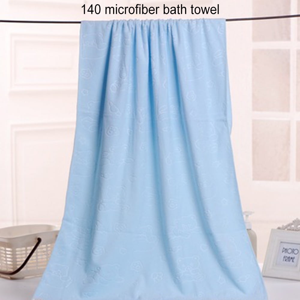 140*70cm Extralarge Pure Fiber bath towel Thickened Bath Towels Absorb