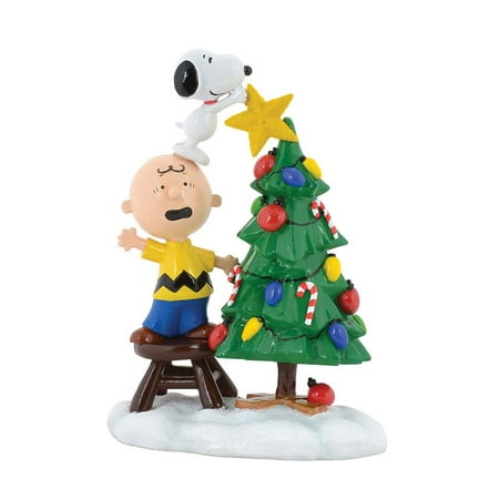 - Department 56 4058131 Peanuts Tree Topper Figurine 2017