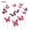 F002- Pink, variant on 12X2inLifelike Butterfly Ground Sticks, Random Patterns, 10 Pack, Outdoor Yard Decor, Star Decorations, Patio Seasonal Outdoor Displays